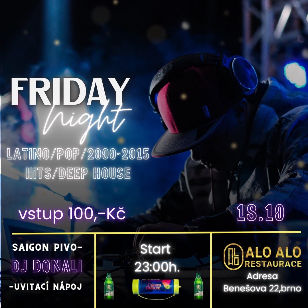 ,,FRIDAY NIGHT” v ALO ALO