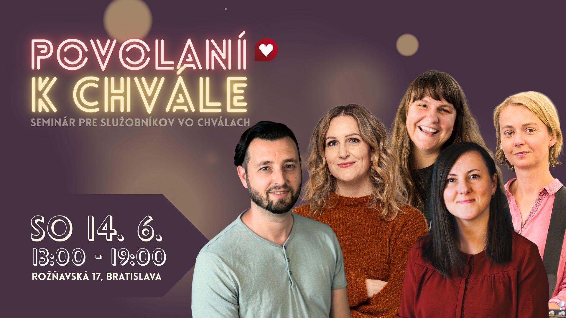 POVOLANÍ K CHVÁLE - seminár pre služobníkov vo chválach