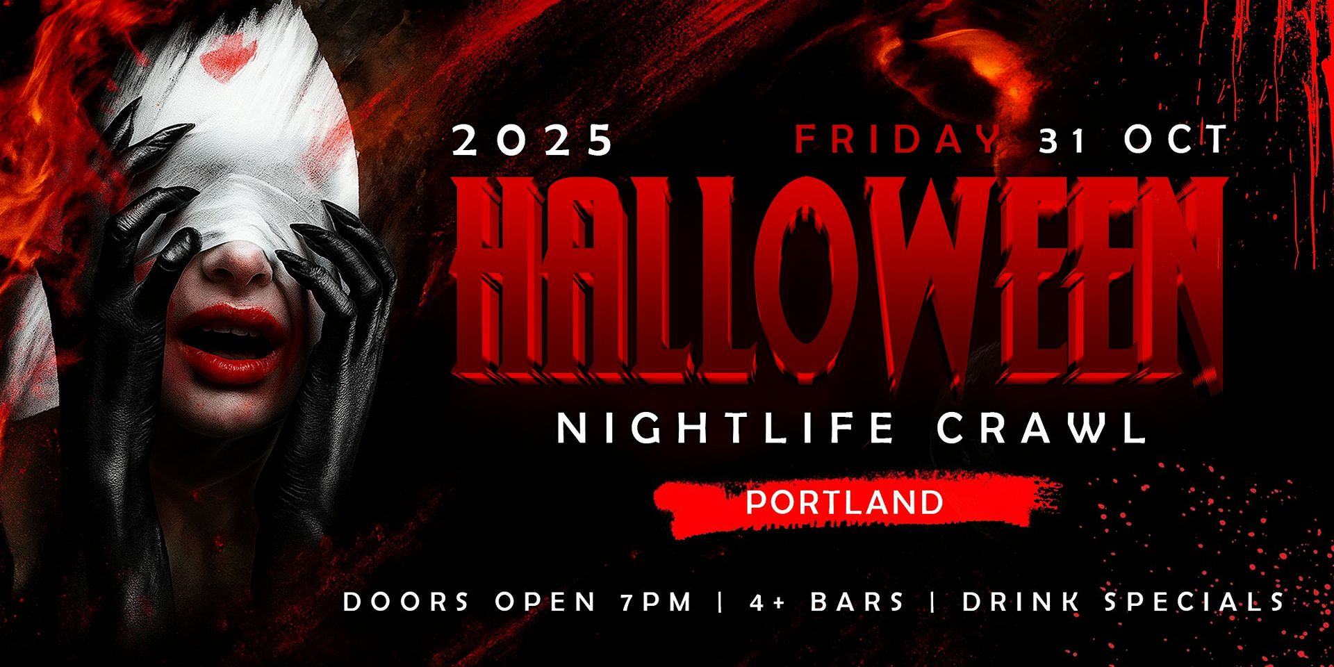 Halloween Nightlife Crawl Portland 2025