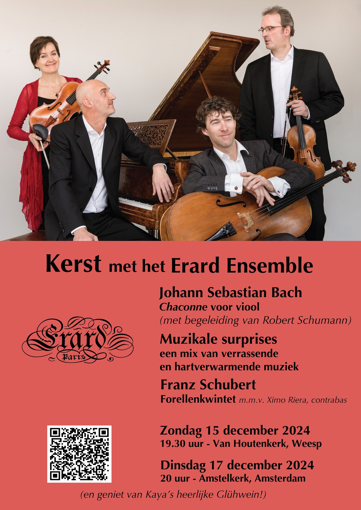 Kerst met het Erard Ensemble in Amsterdam