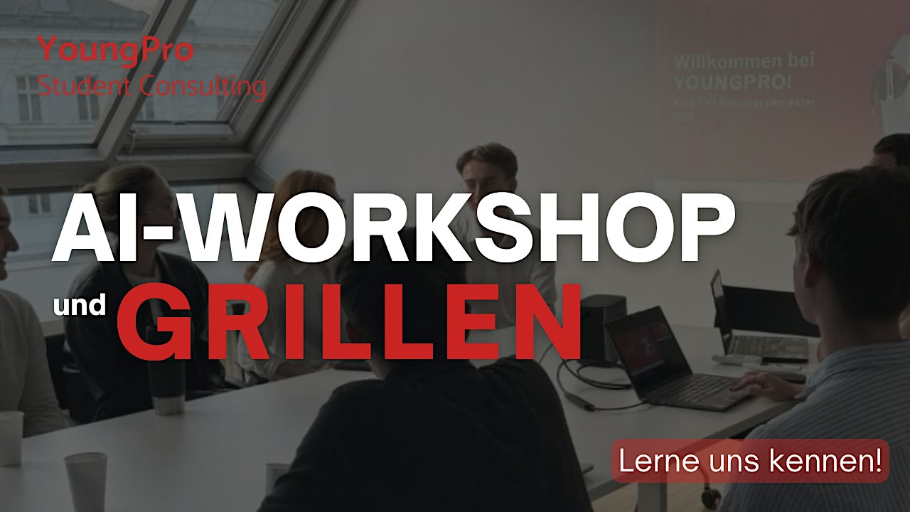AI-Workshop mit Grillen auf der Dachterrasse
