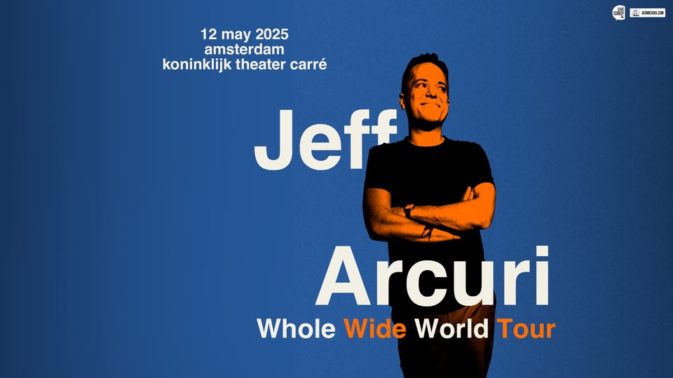 Jeff Arcuri: Whole Whide World Tour at Koninklijk Theater Carré, Amsterdam