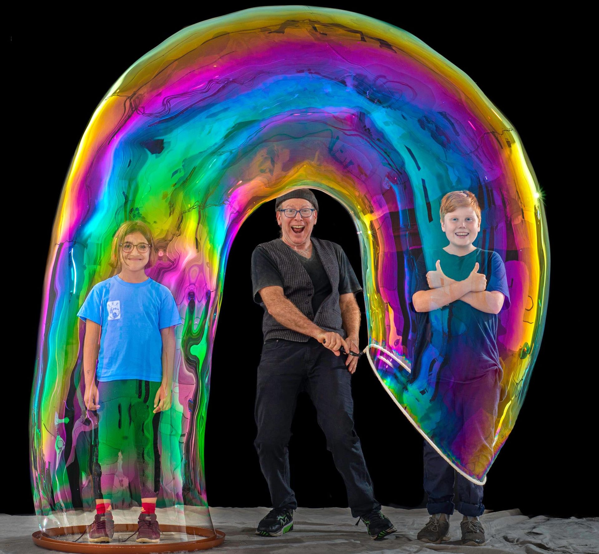 Amazing Bubble Man at Portland's Clinton St. Theater 11/29 11:00 & 2:00