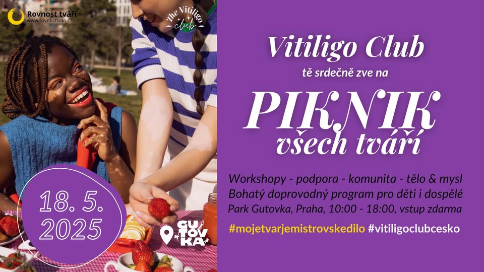 VITILIGO CLUB na Pikniku Všech Tváří v Gutovce