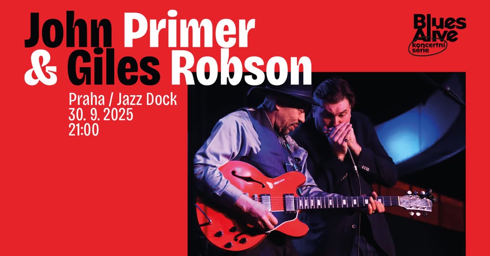 Večer chicagského blues: John Primer & Giles Robson