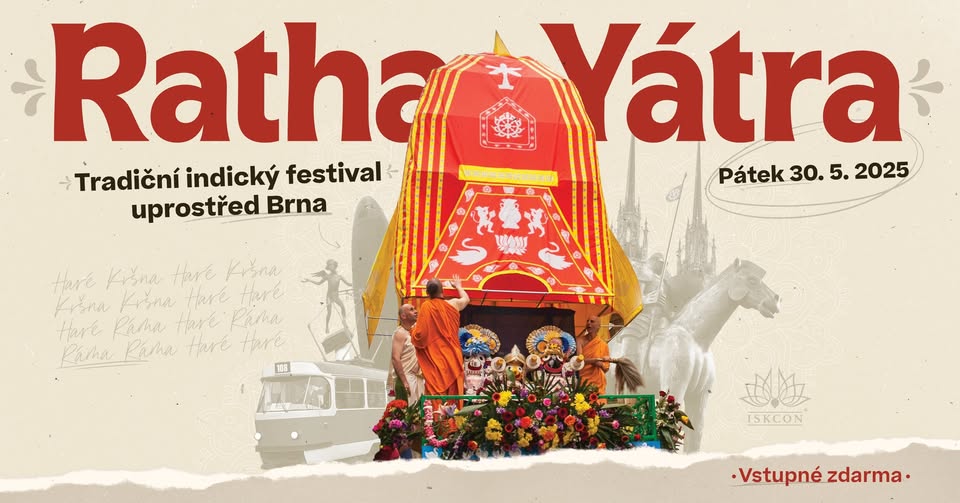 Ratha-yátra festival Brno 2025