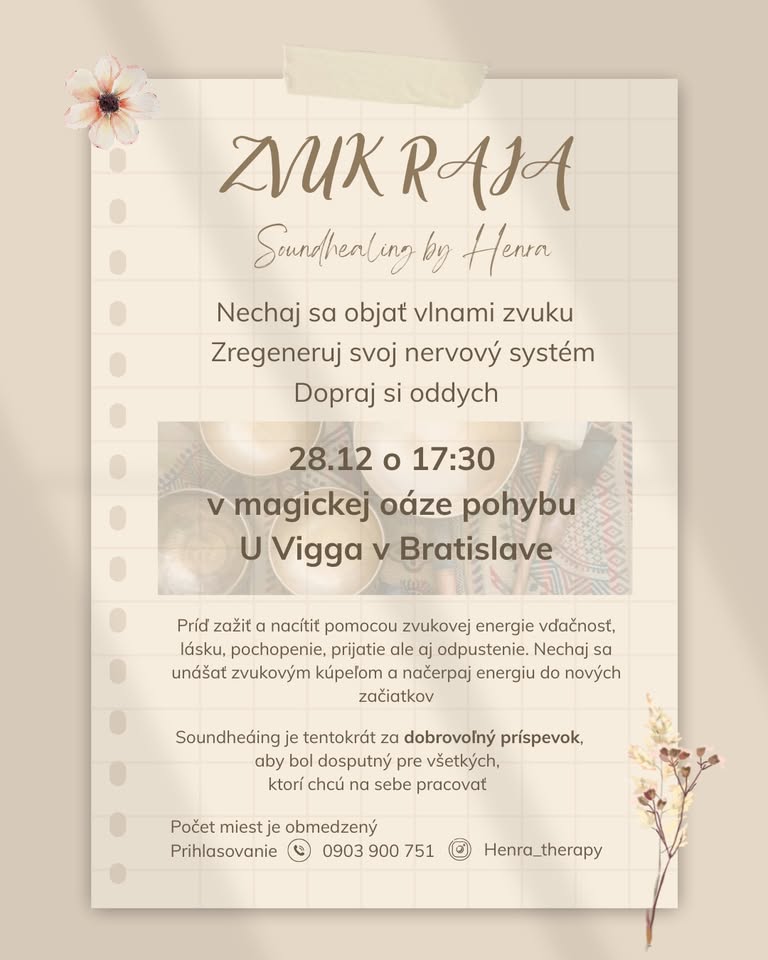 Soundhealing Zvuk raja by Henra
