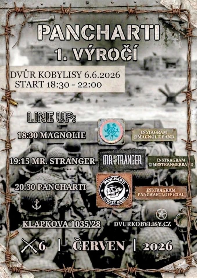 Pancharti 1. výročí +Mr Stranger, Magnolie (venkovní pódium)