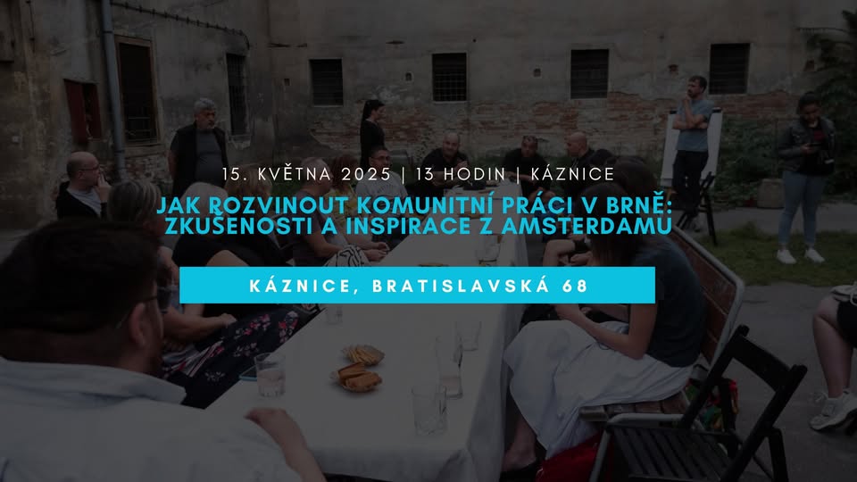 Jak rozvinout komunitní práci v Brně: zkušenosti a inspirace z Amsterdamu