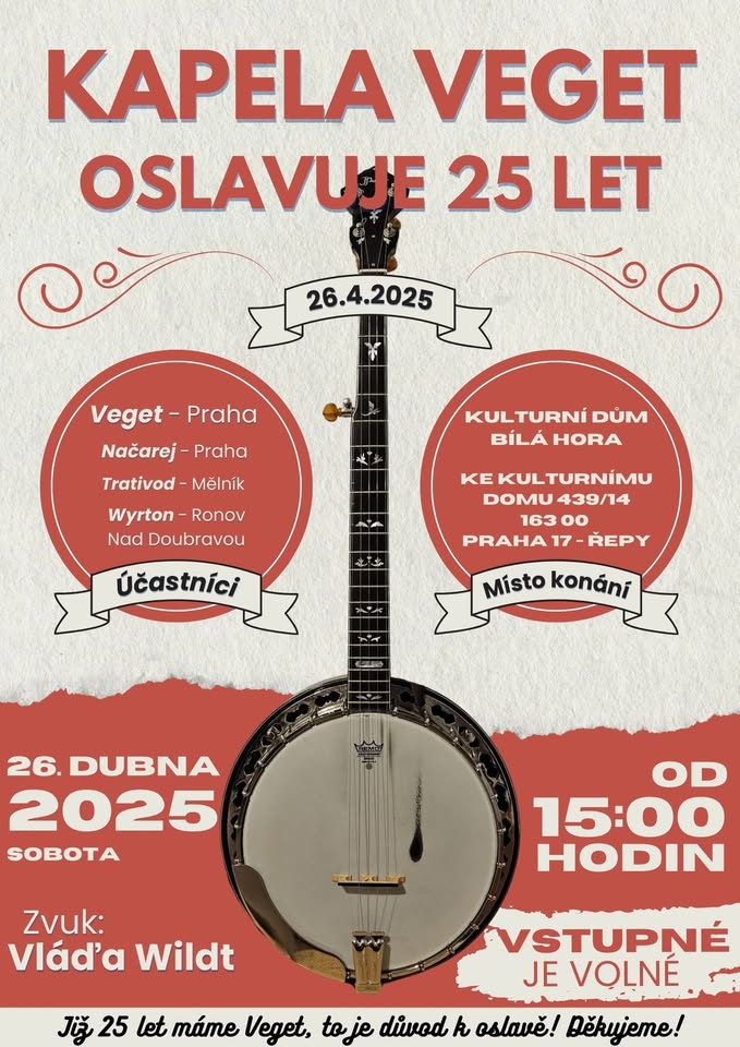 Kapela Veget, již  25 let na blugrassové scéně