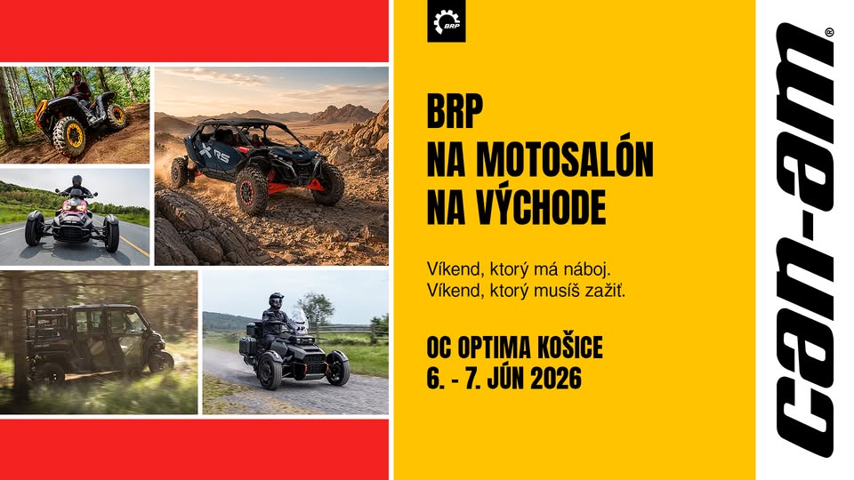 BRP na Motosalón na východe