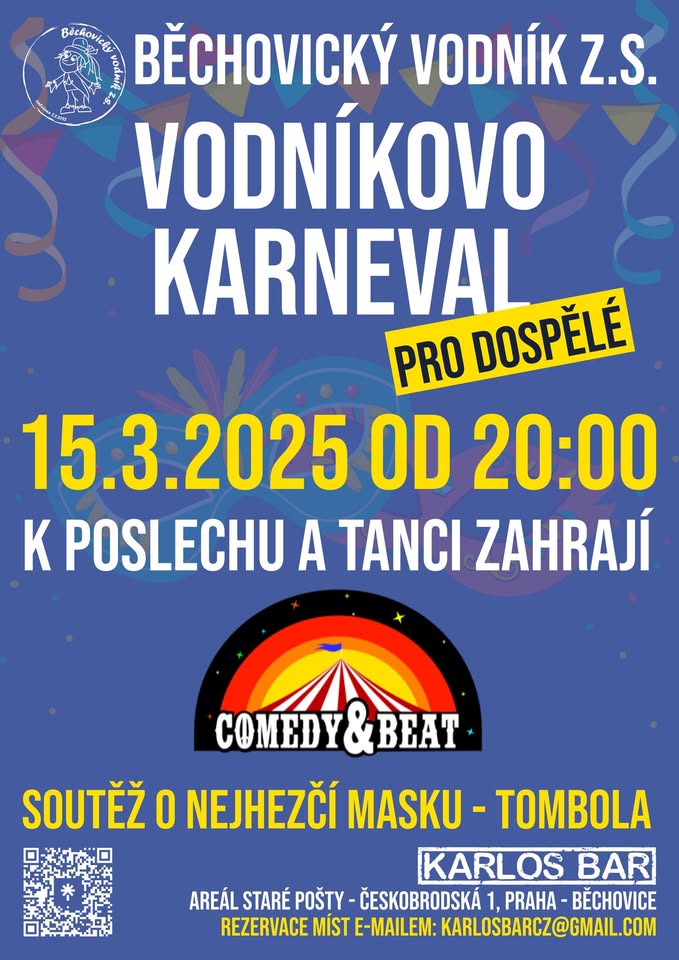 🎭 VODNÍKOVO KARNEVAL v KARLOS Baru 🎭