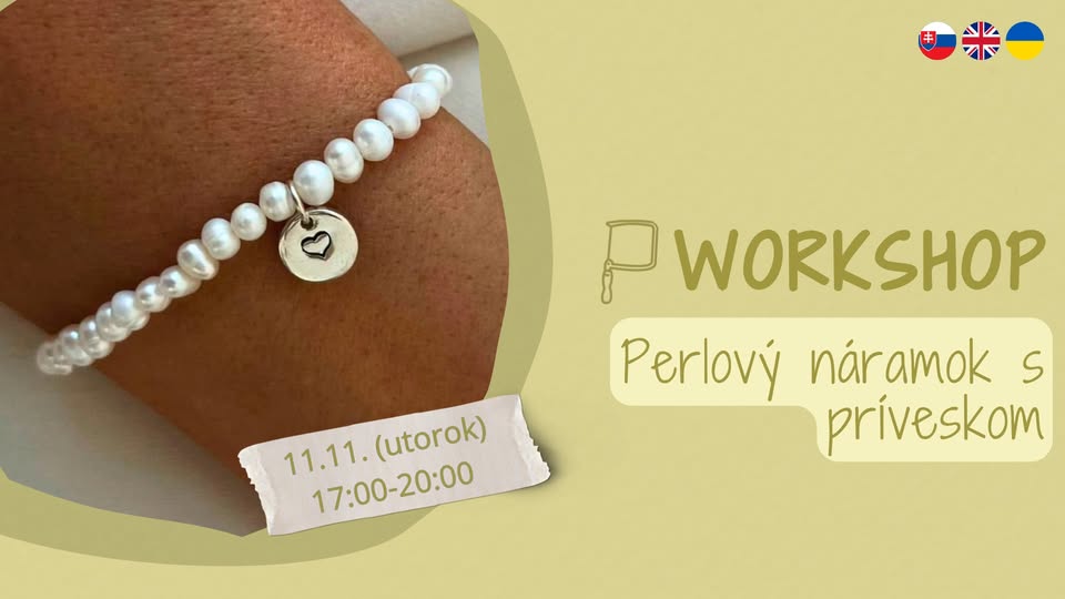 Workshop Perlový náramok s príveskom