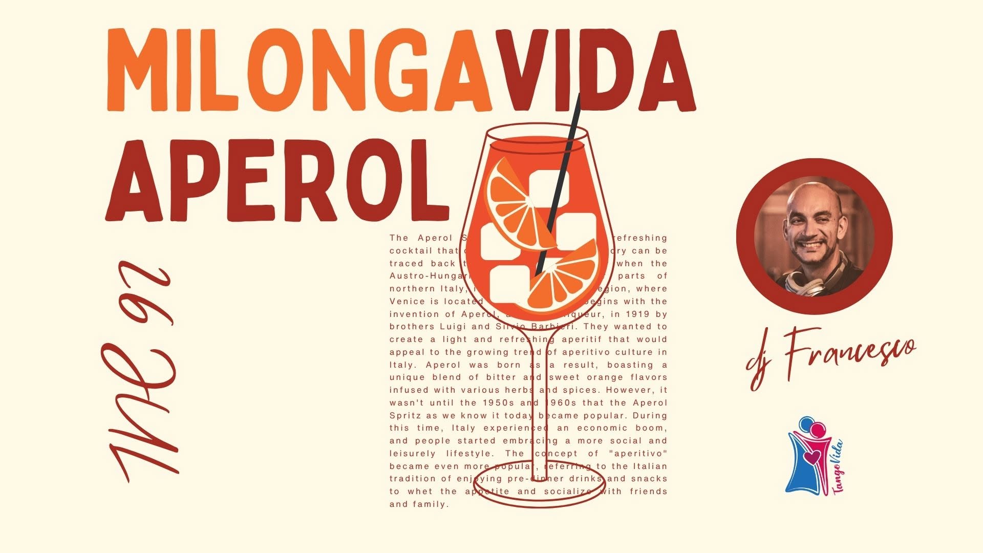🧡 Milonga Vida – Aperol Spritz Night 🍹