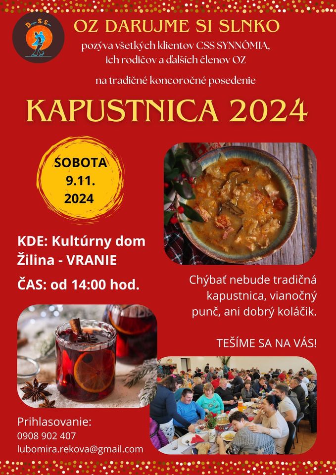 Kapustnica 2024 OZ Darujme si slnko