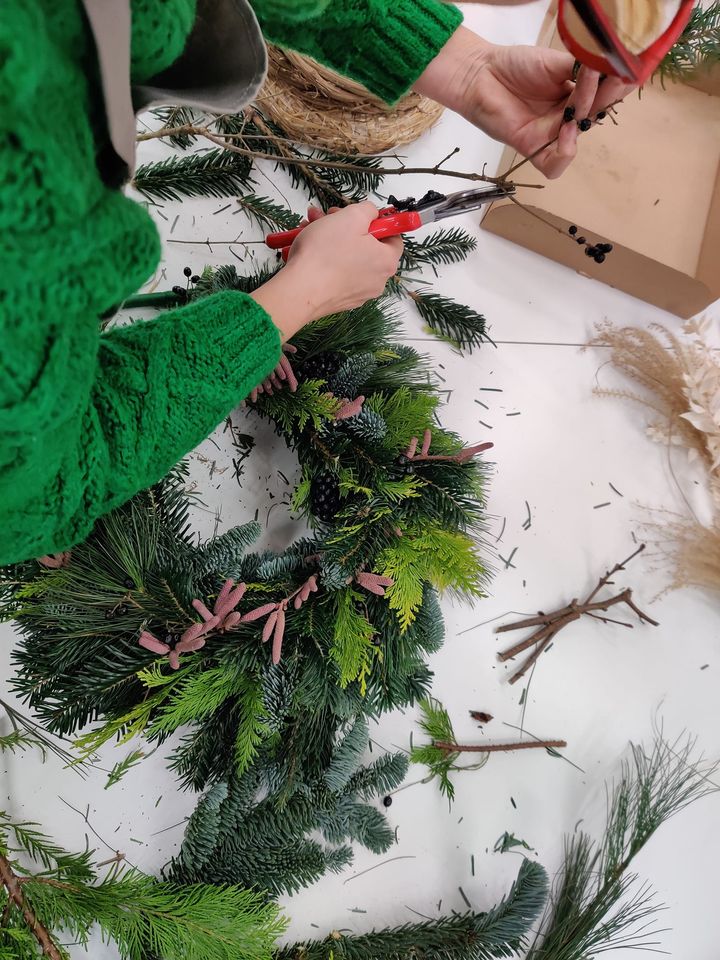 Worksop- Vianočný/Adventný veniec