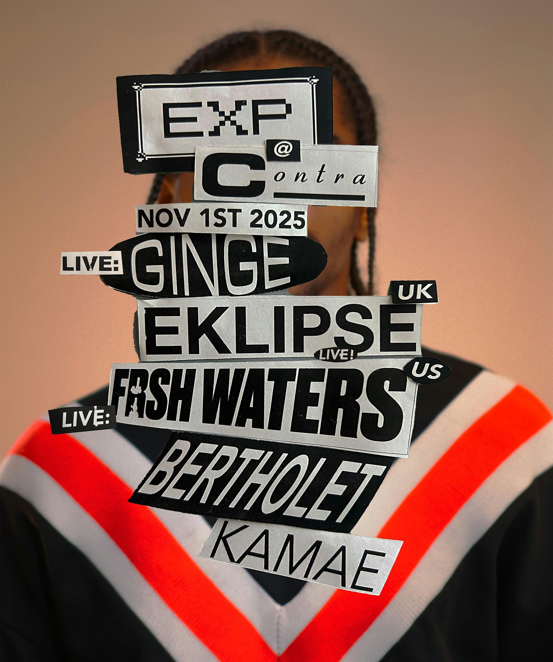 EXP @ Contra + GINGE, Eklipse, Frsh Waters, KAMAE & Bertholet