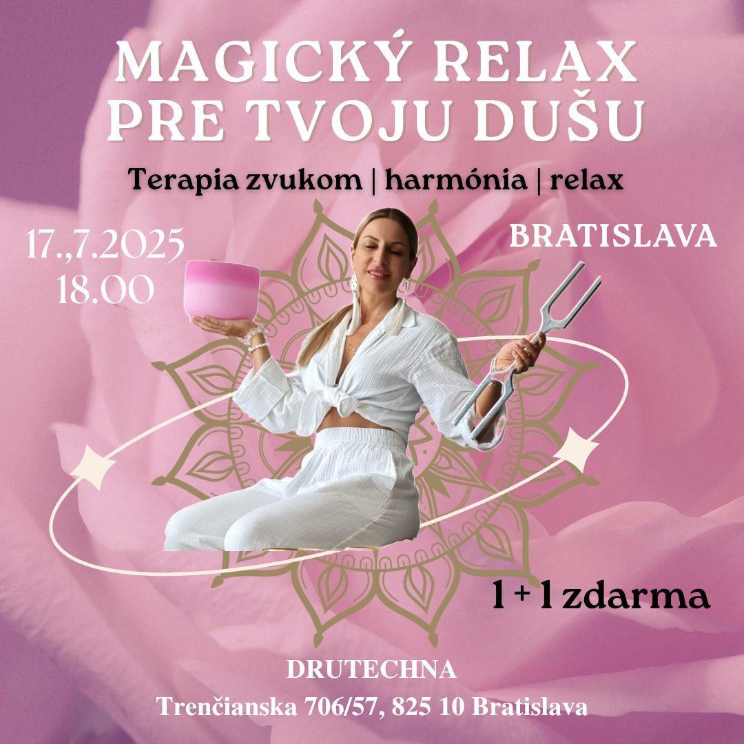SOUNDHEALING Bratislava 1 + 1 zdarma ❤️
