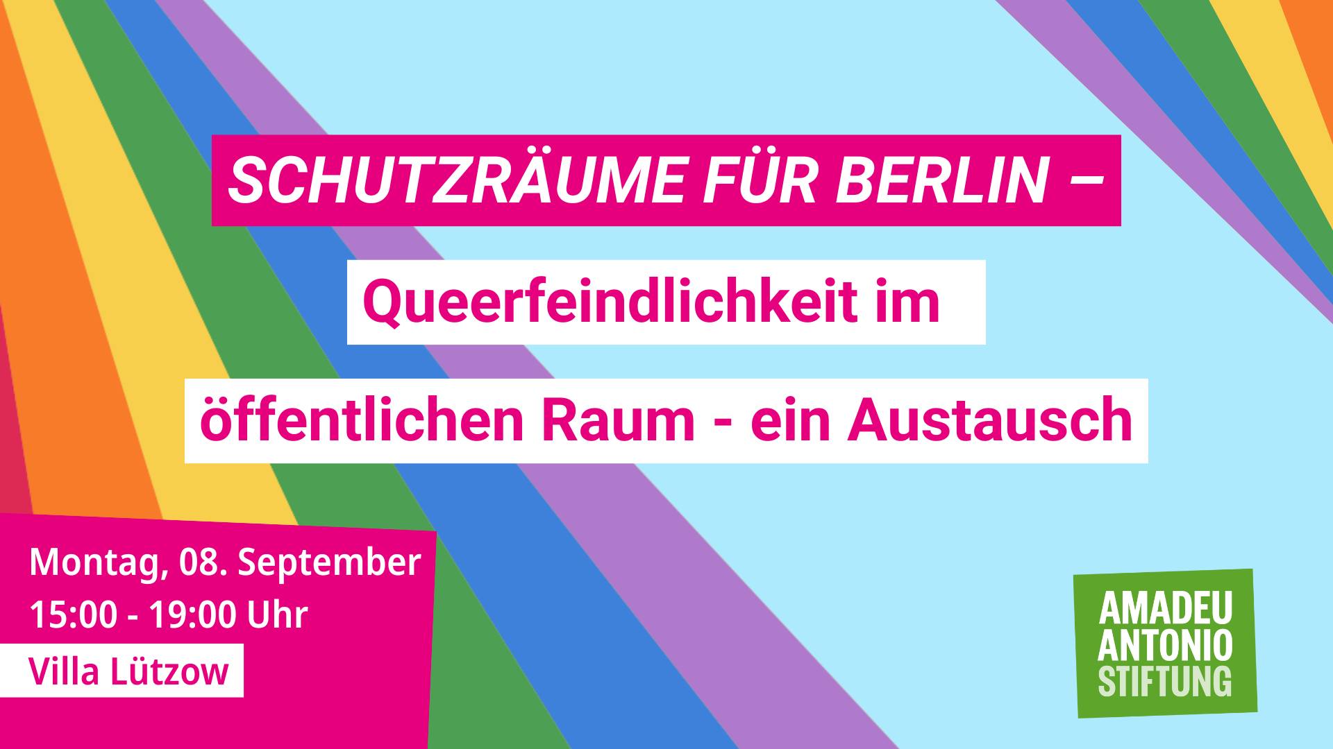 Schutzräume für Berlin – Queerfeindlichkeit im öffentlichen Raum
