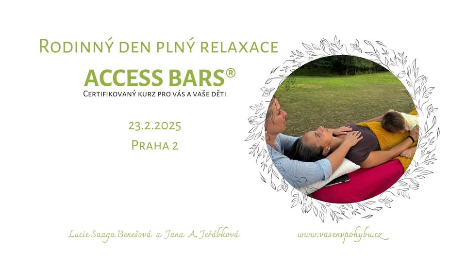 Rodinný den plný relaxace: Access Bars pro rodiče a děti