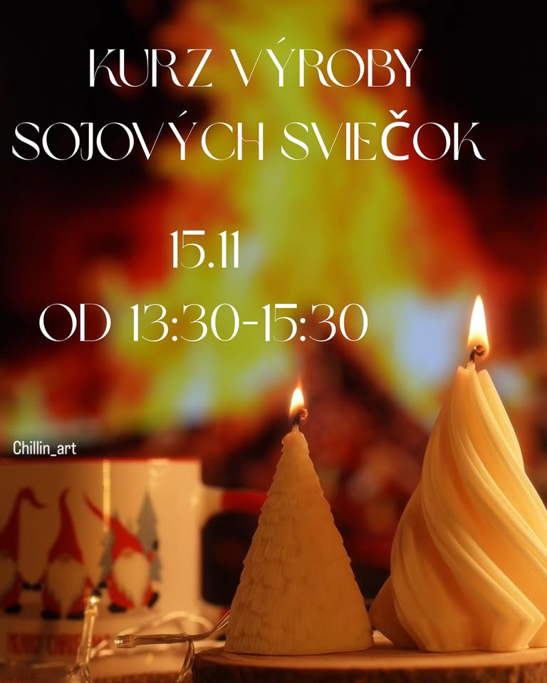 Kurz výroby prírodných sviečok