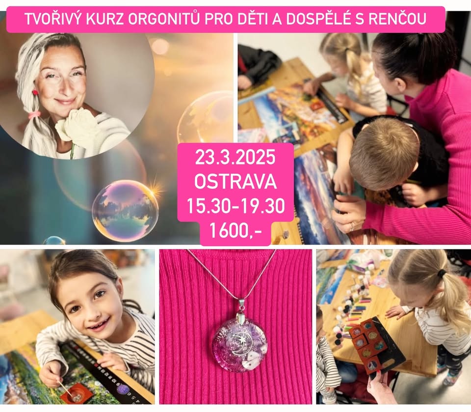 Tvořivý kurz ORGONITŮ v Ostravě