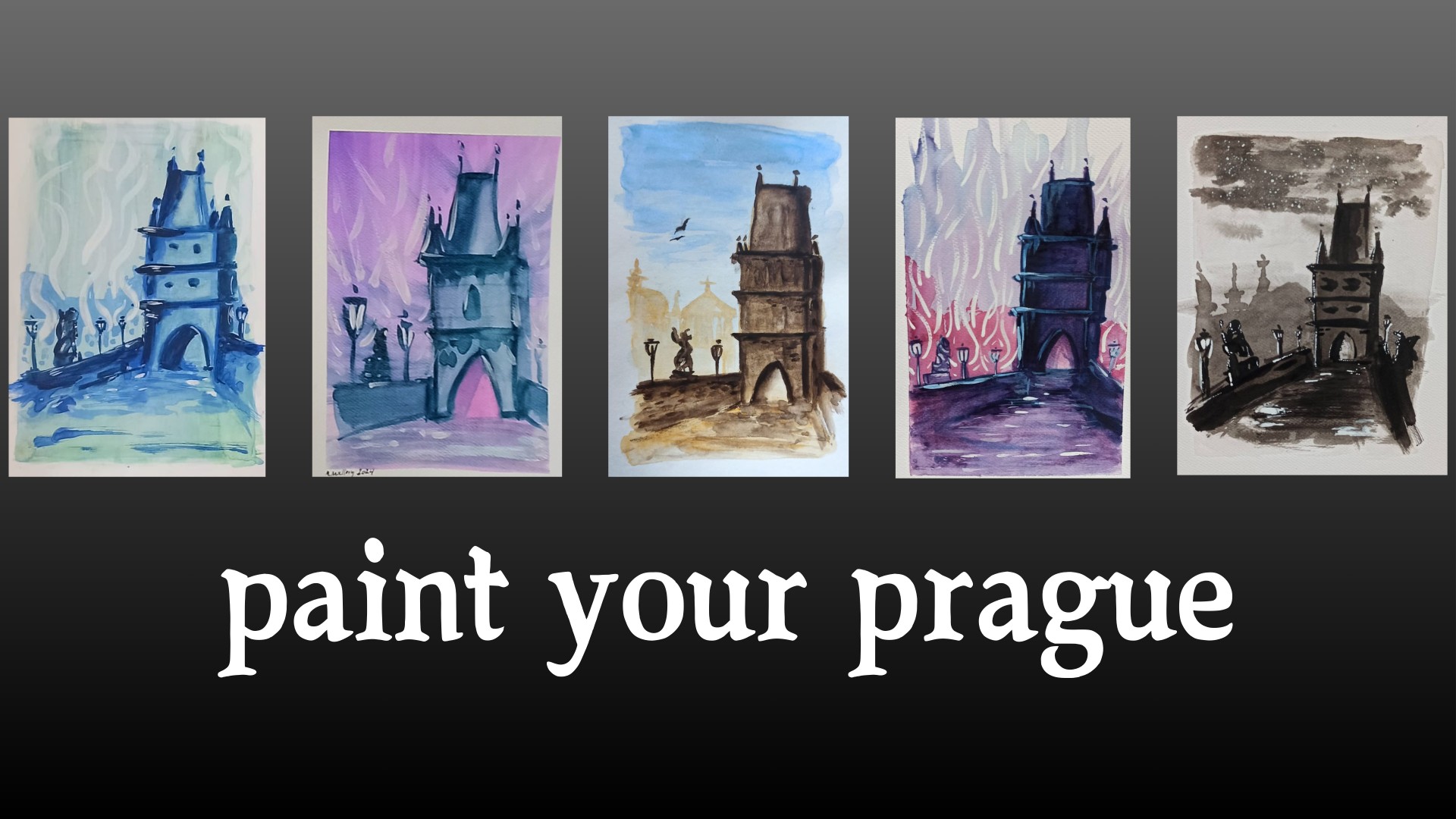 Charles Bridge History Walk & Watercolor Workshop