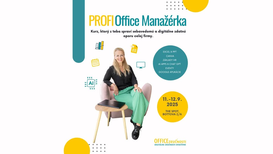 Profesionálna office manažérka