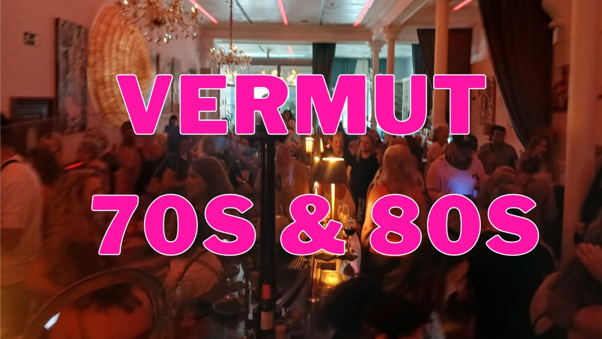 Vermut para conocer gente y lo que surja.