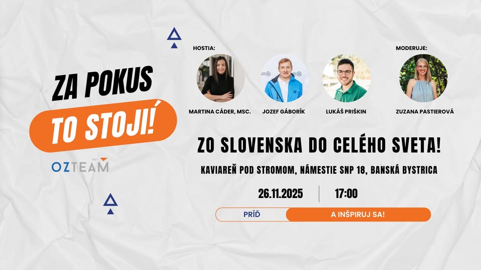 Za pokus to stojí | Zo Slovenska do celého sveta!