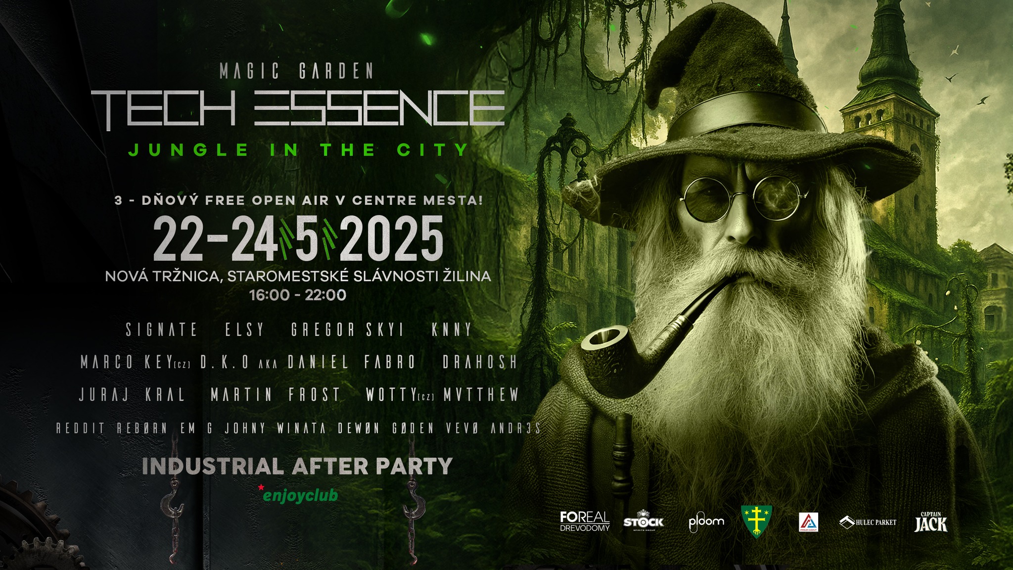 TECH ESSENCE - MAGIC GARDEN ”Jungle In The City” | STAROMESTSKÉ SLÁVNOSTI, ŽILINA 22. - 24.5.2025