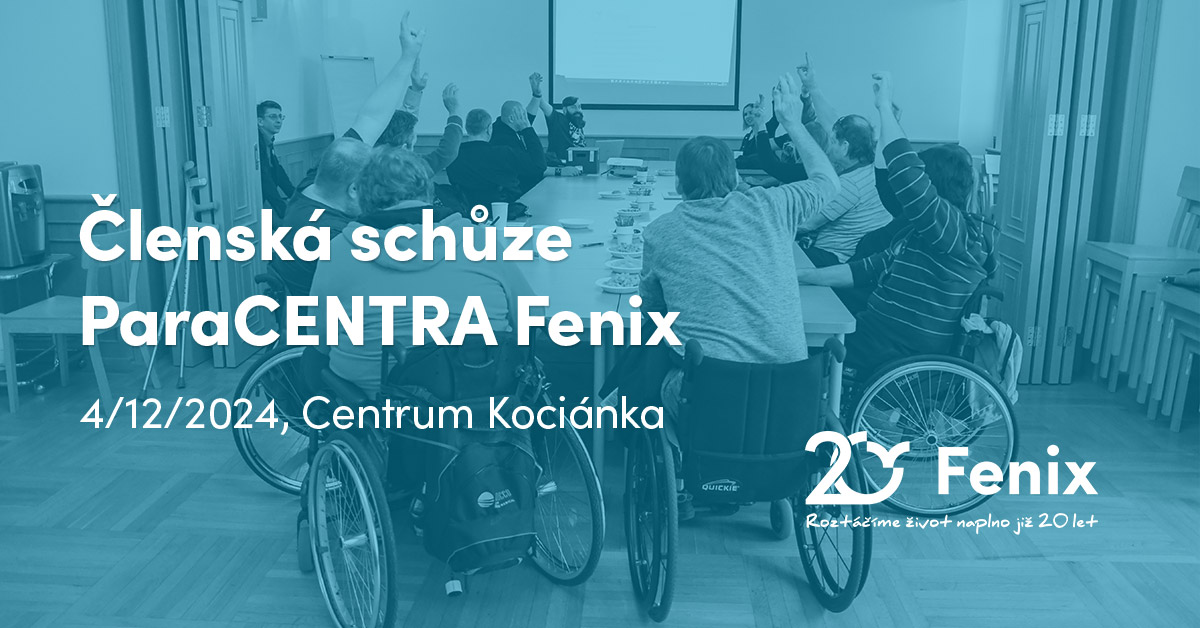 Členská schůze ParaCENTRA Fenix