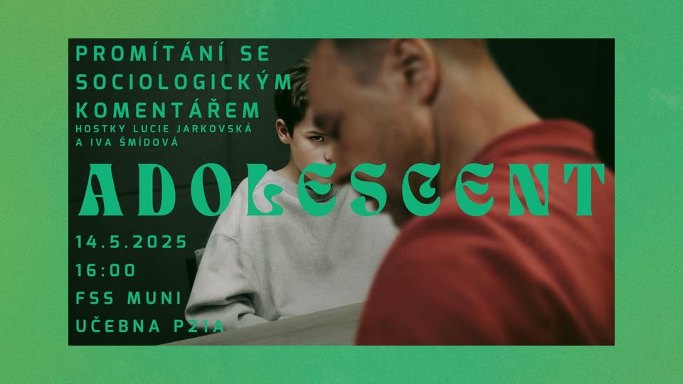 ADOLESCENT: Promítání se sociologickým komentářem