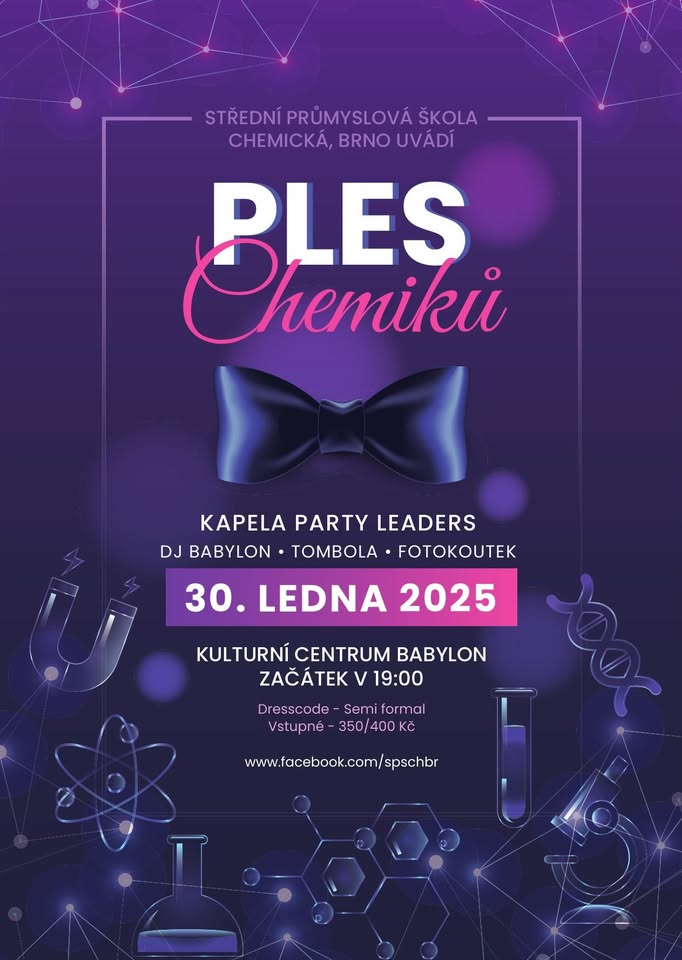 Ples chemiků 2025