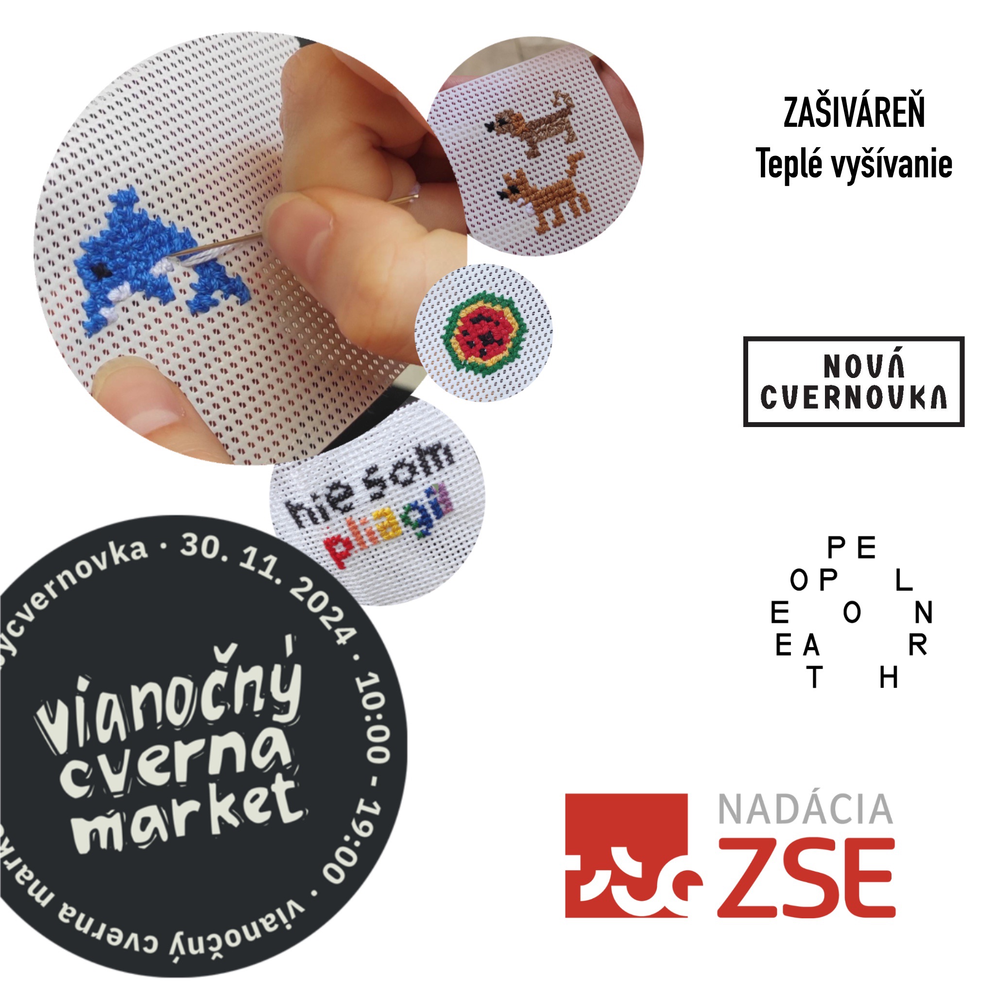 ZAŠIVÁREŇ - Teplé vyšívanie na CVERNA MARKET