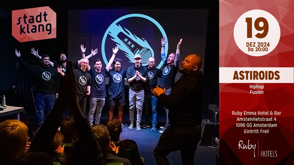 «stadtklang» mit ASTIROIDS | live @ Ruby Emma Hotel & Bar
