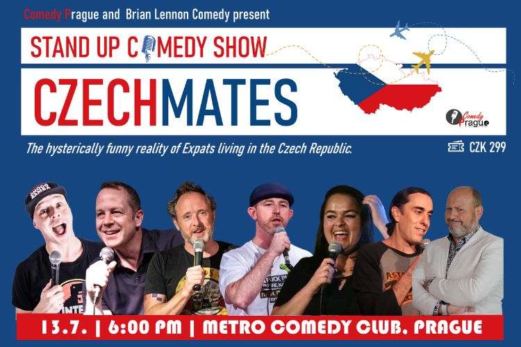 Epic night of Stand Up Comedy: Czechmates -  The hysterically funny reality of Expats living in CZ